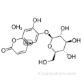 2H-1-Benzopyran-2-one, 6- (bD-glucopyranosyloxy) -7-hydroxy-, hydrate (2: 3) CAS 66778-17-4